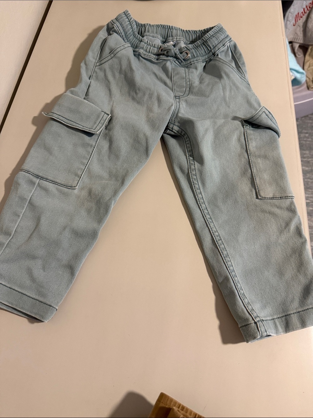 Mayoral Cargo Pants - Light Green